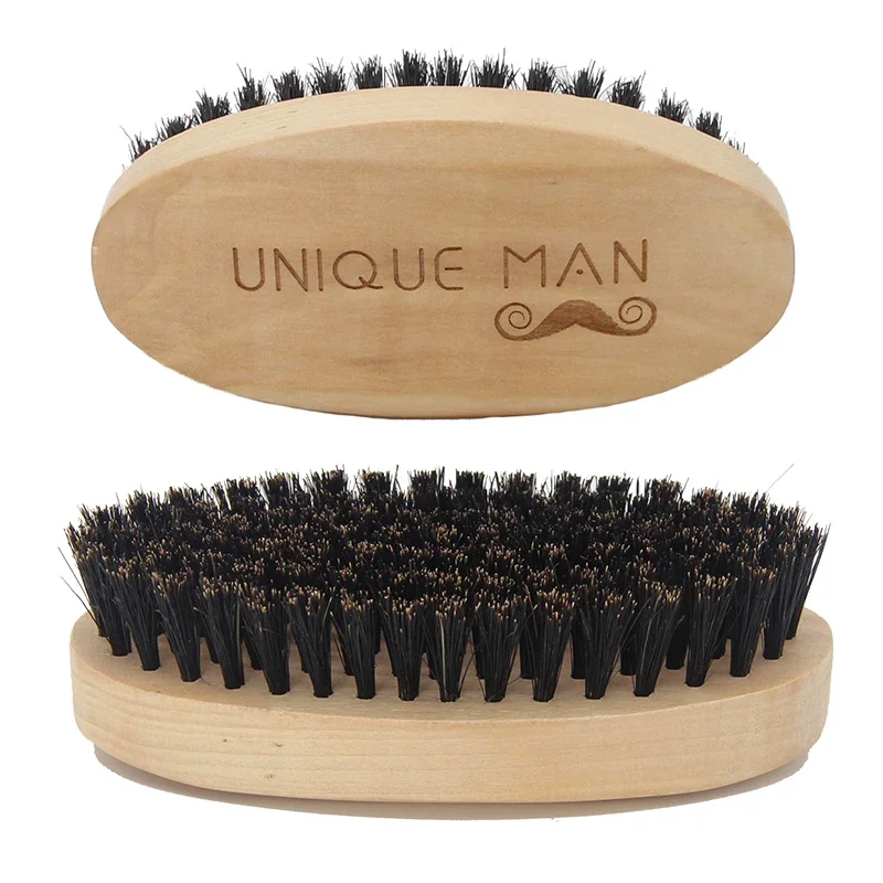 Hair Care Naturally - Wooden Hair Beard Brush For Men