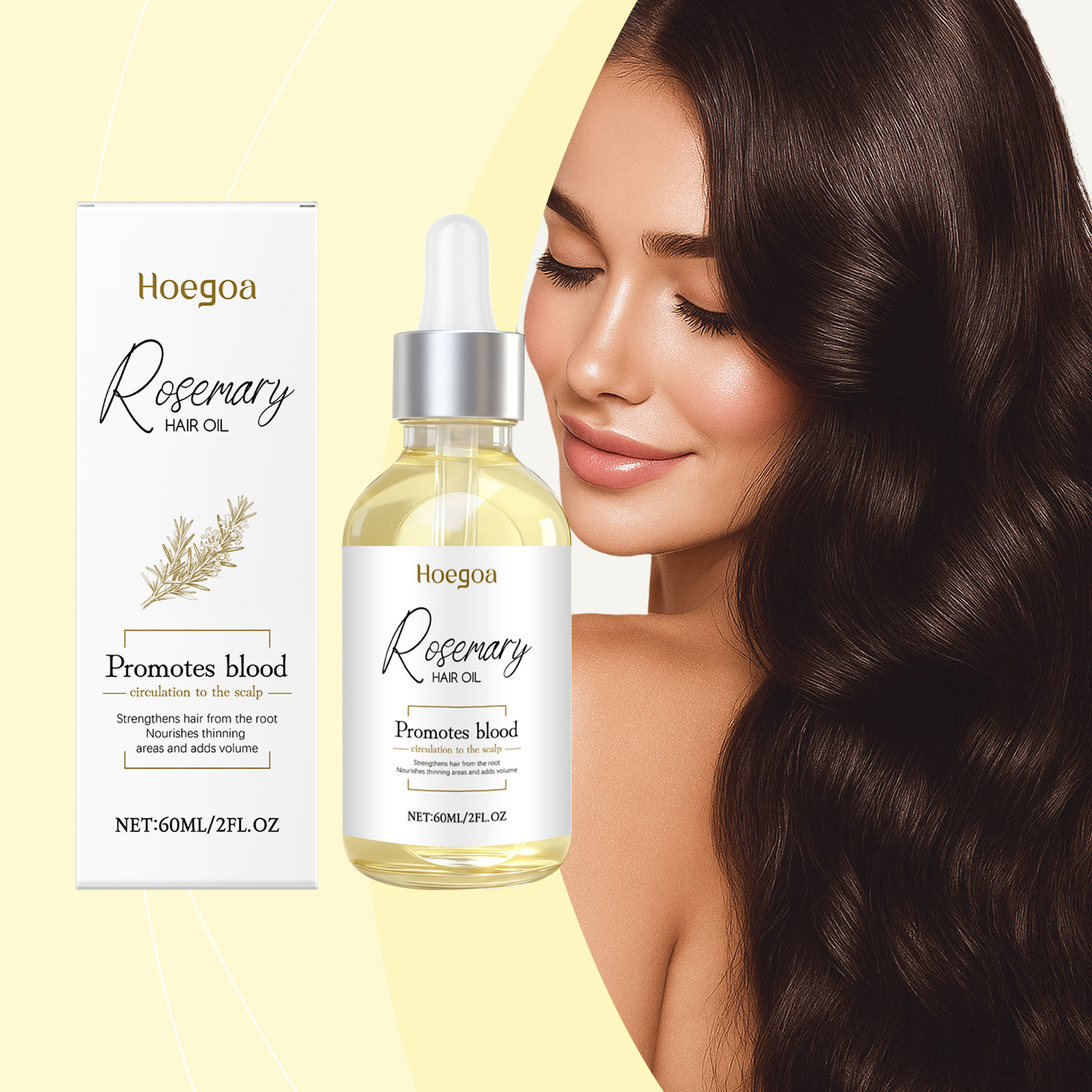 Hair Care Naturally - Plant Extract Rosemary Hair Care Essential