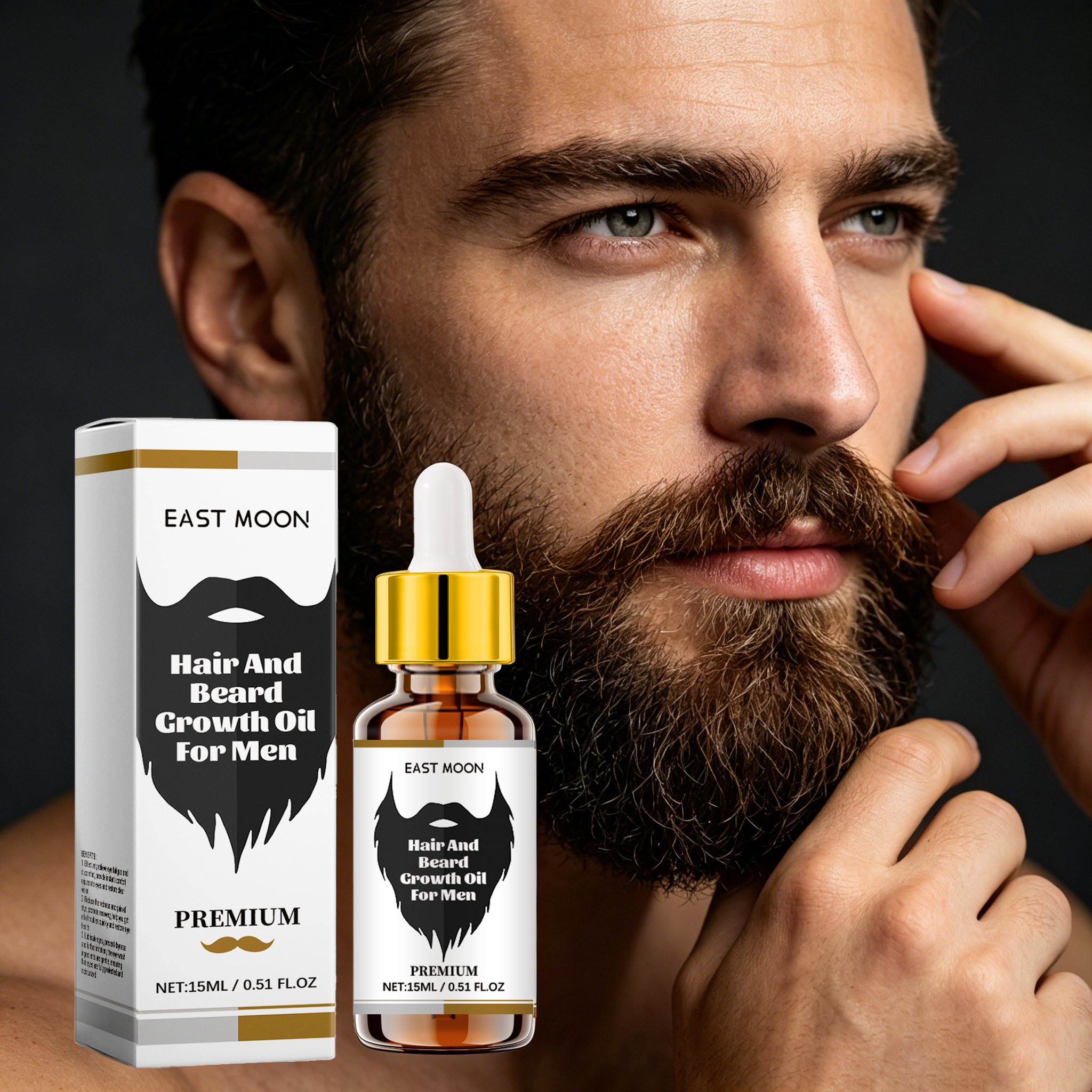 Hair Care Naturally - 15ML Men Beard Care Oil Nourishing