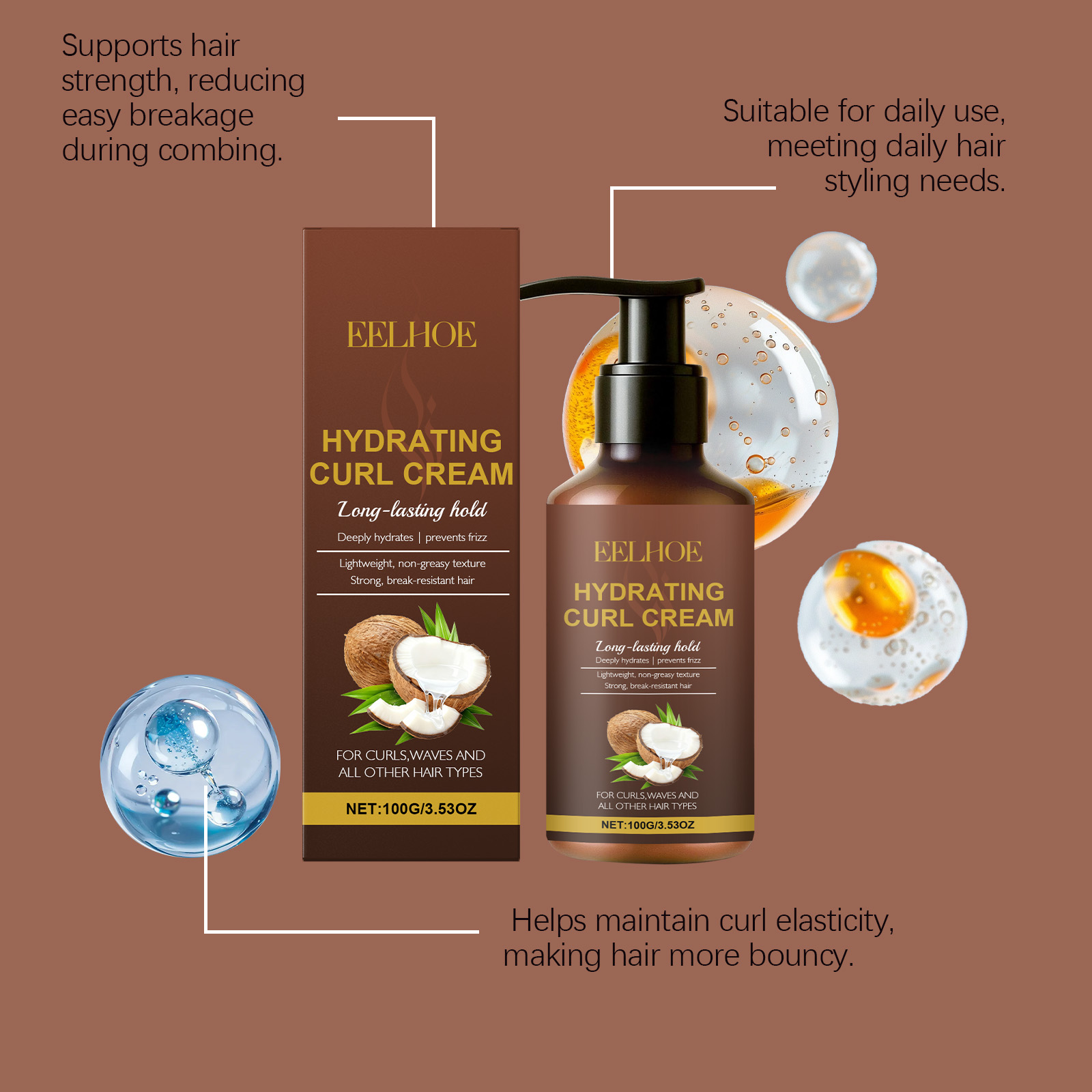 Curl Styling Cream for Wavy an – Hair Care Naturally recenzja i cena