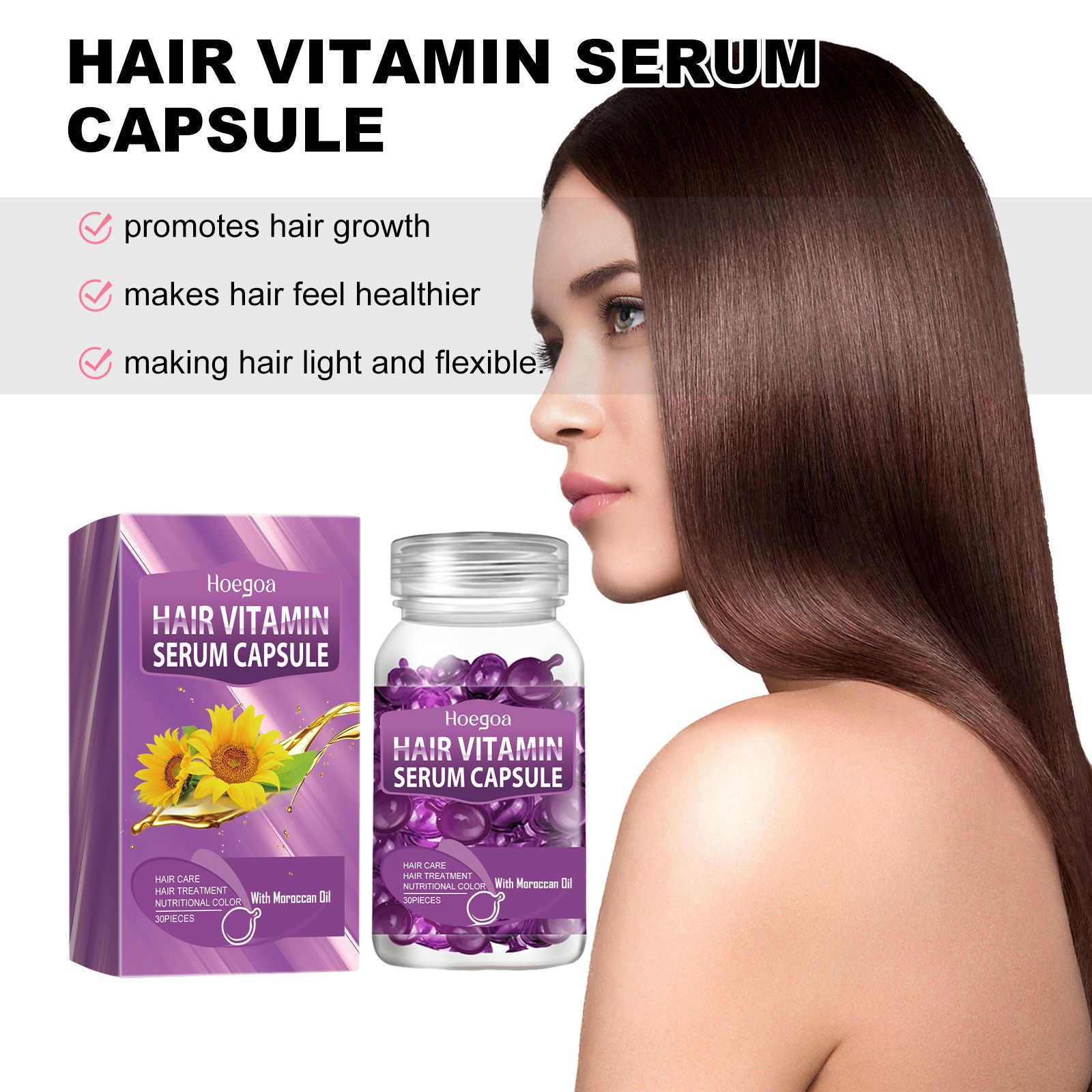 Vitamin Hair Essential Oil Cap – Hair Care Oil Serum recenzja i cena