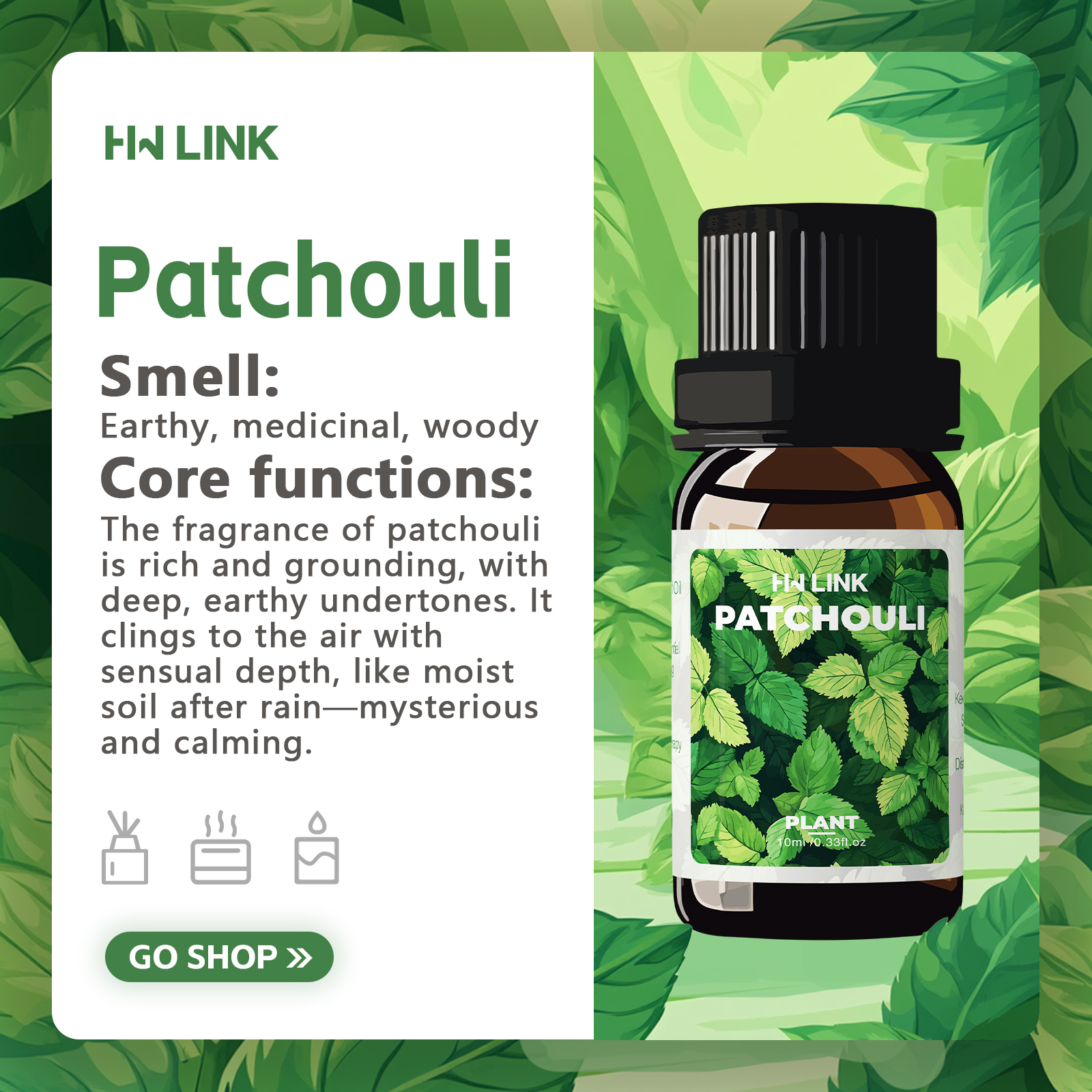 10ml Patchouli Essential Oils  – Hair Care Naturally recenzja i cena