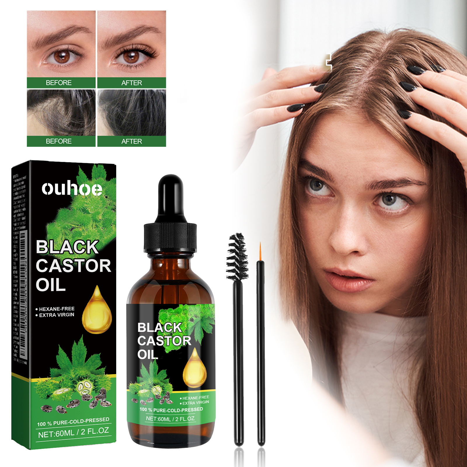 Black Castor Oil Nourishes Hai – Hair Care Oil Serum recenzja i cena