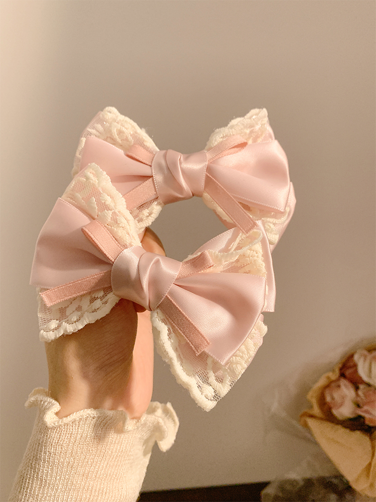 Cream Peach~Pink Bow Lace Hair – Hair Care Lotion recenzja i cena