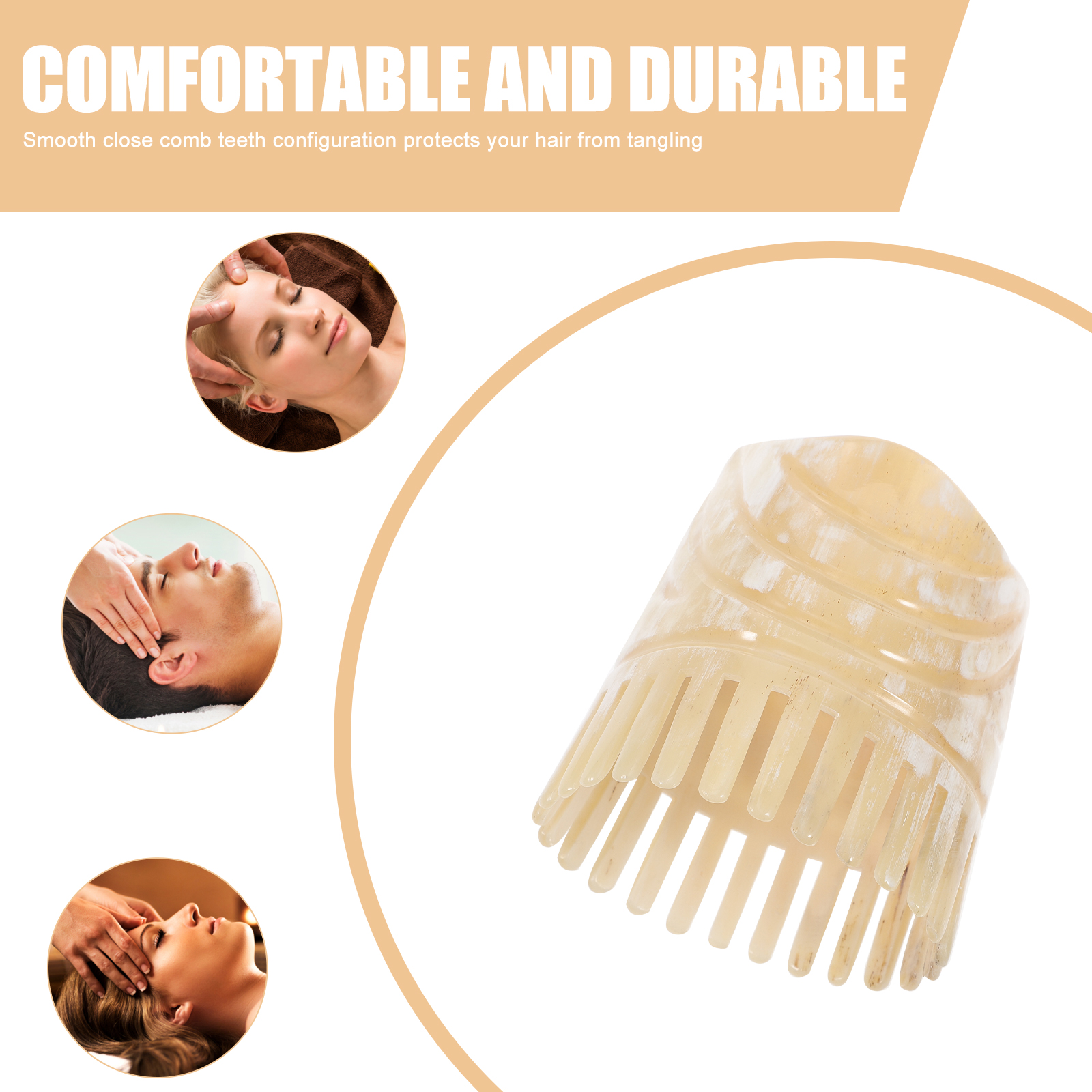Portable Oxhorn Haircomb With  – Hair Care Tips recenzja i cena
