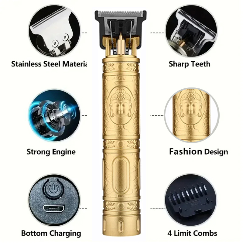 Electric Hair Clipper Vintage  – Hair Care Barber recenzja i cena