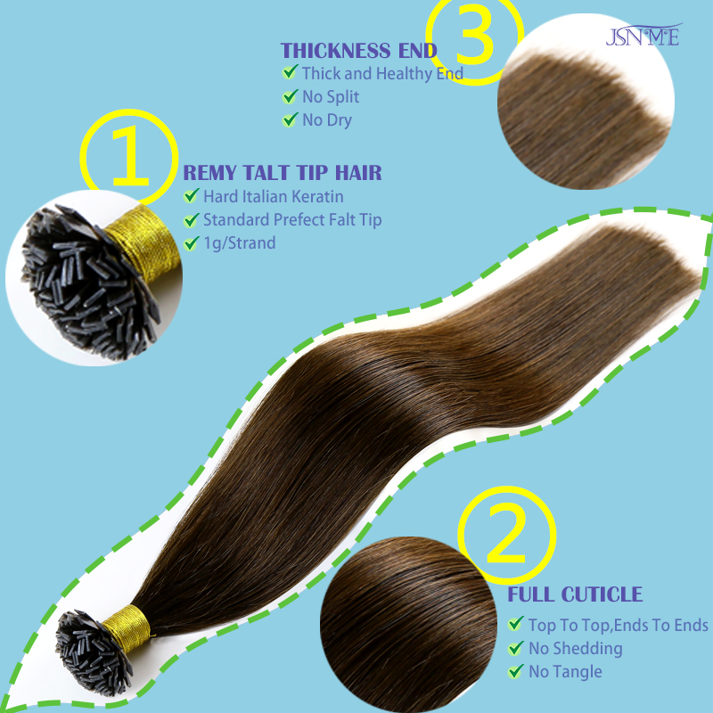 JSNME Flat tip Human Hair Exte – Hair Care Tips recenzja i cena