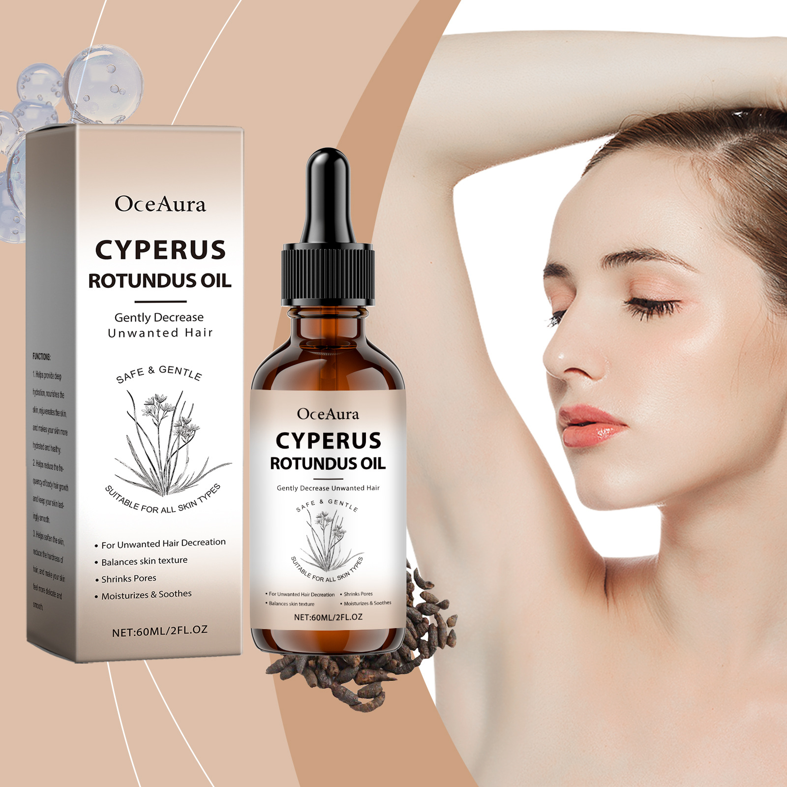 Cyperus Rotundus Oil for Hair  – Hair Care Oil Serum recenzja i cena