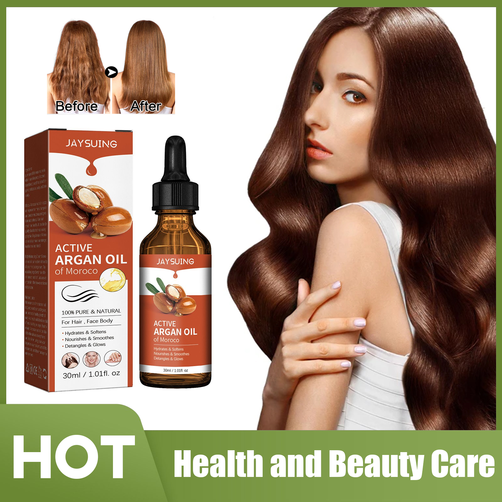 Argan Oil for Hair Treatment S – Hair Care Naturally recenzja i cena