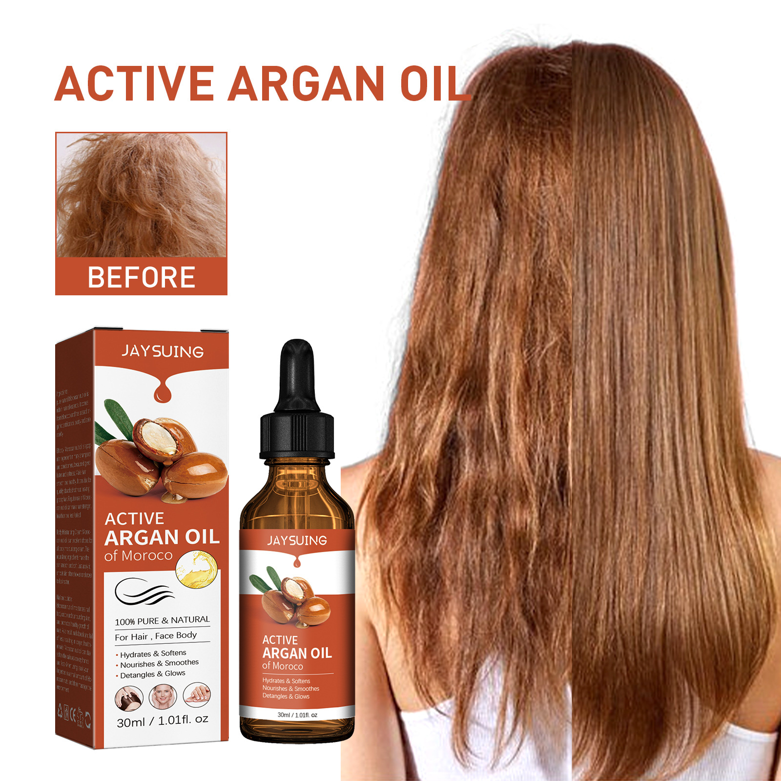 Argan Oil for Hair Treatment S – Hair Care Naturally recenzja i cena