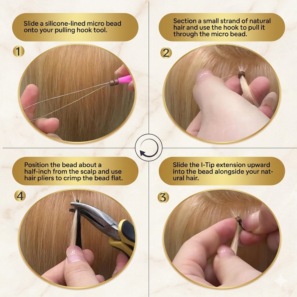 18inch Natural Remy I- Tip Hum – Hair Care Tips recenzja i cena