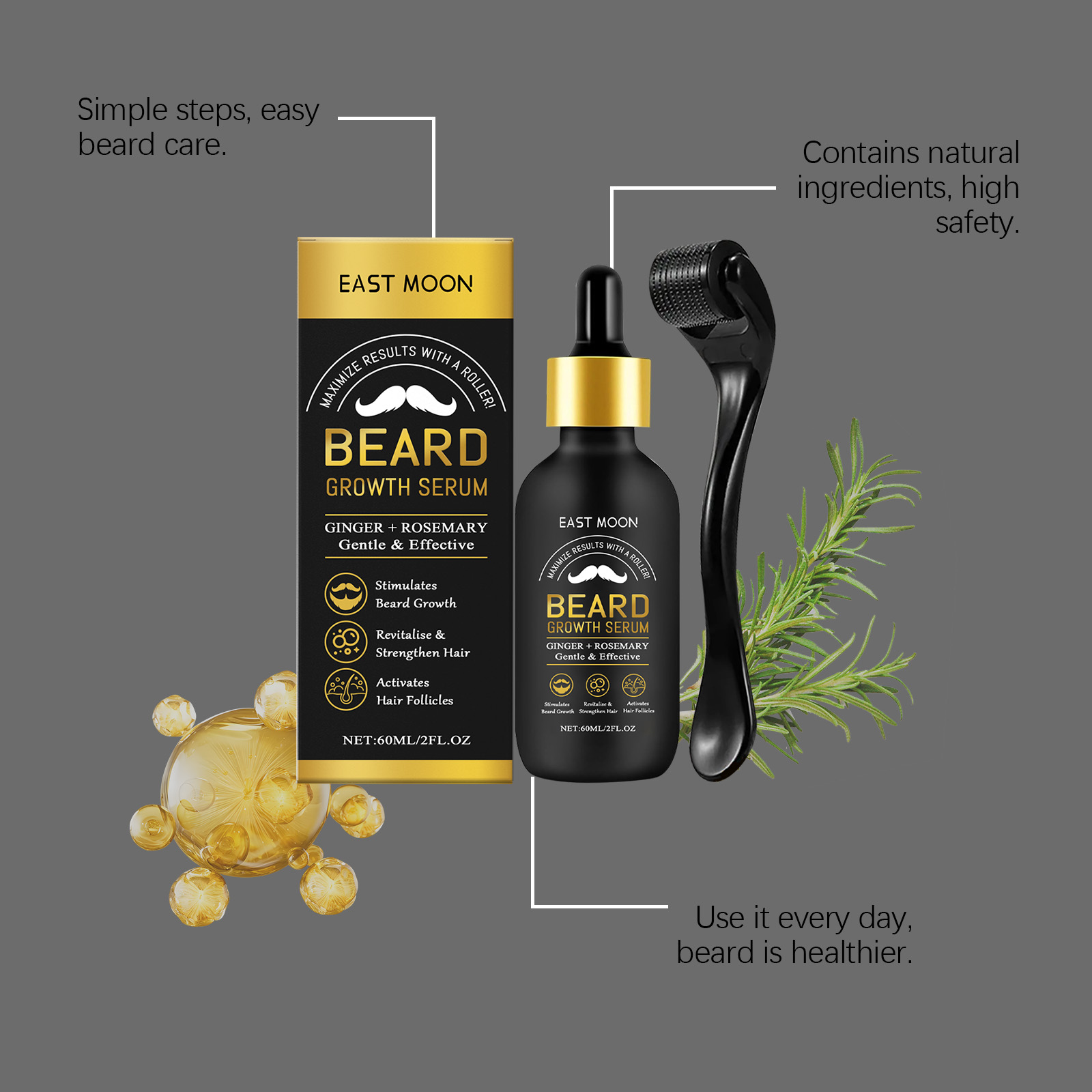 Beard Care Essential Oil Deep  – Hair Care Oil Serum recenzja i cena